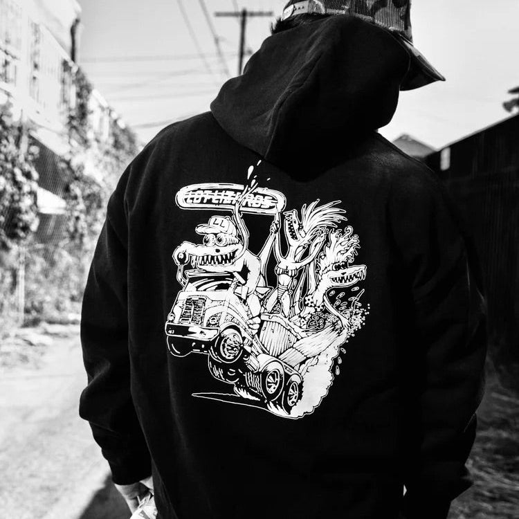 Lot Lizards "VICE WAGON" Heavyweight Graphic Hoodie