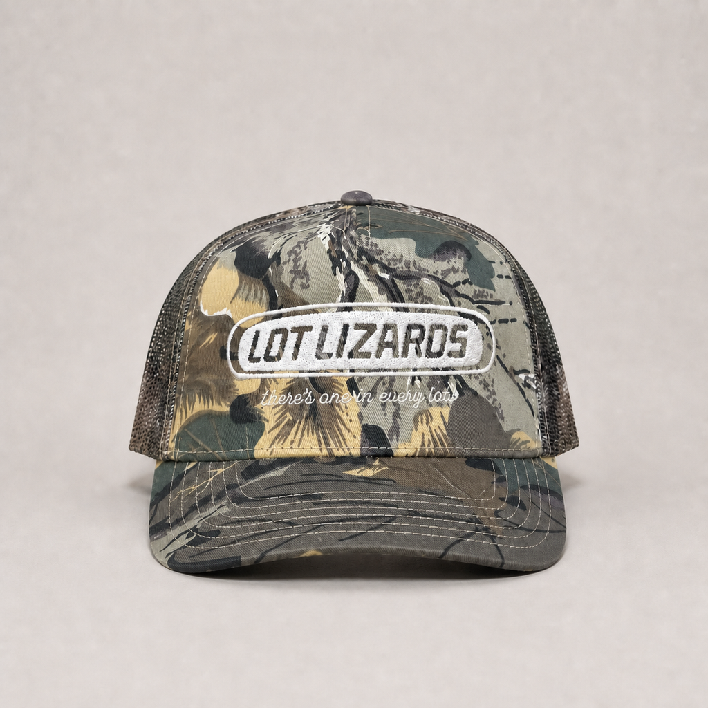 Lot Lizards "OGT" Camo Classic Logo Trucker Hat