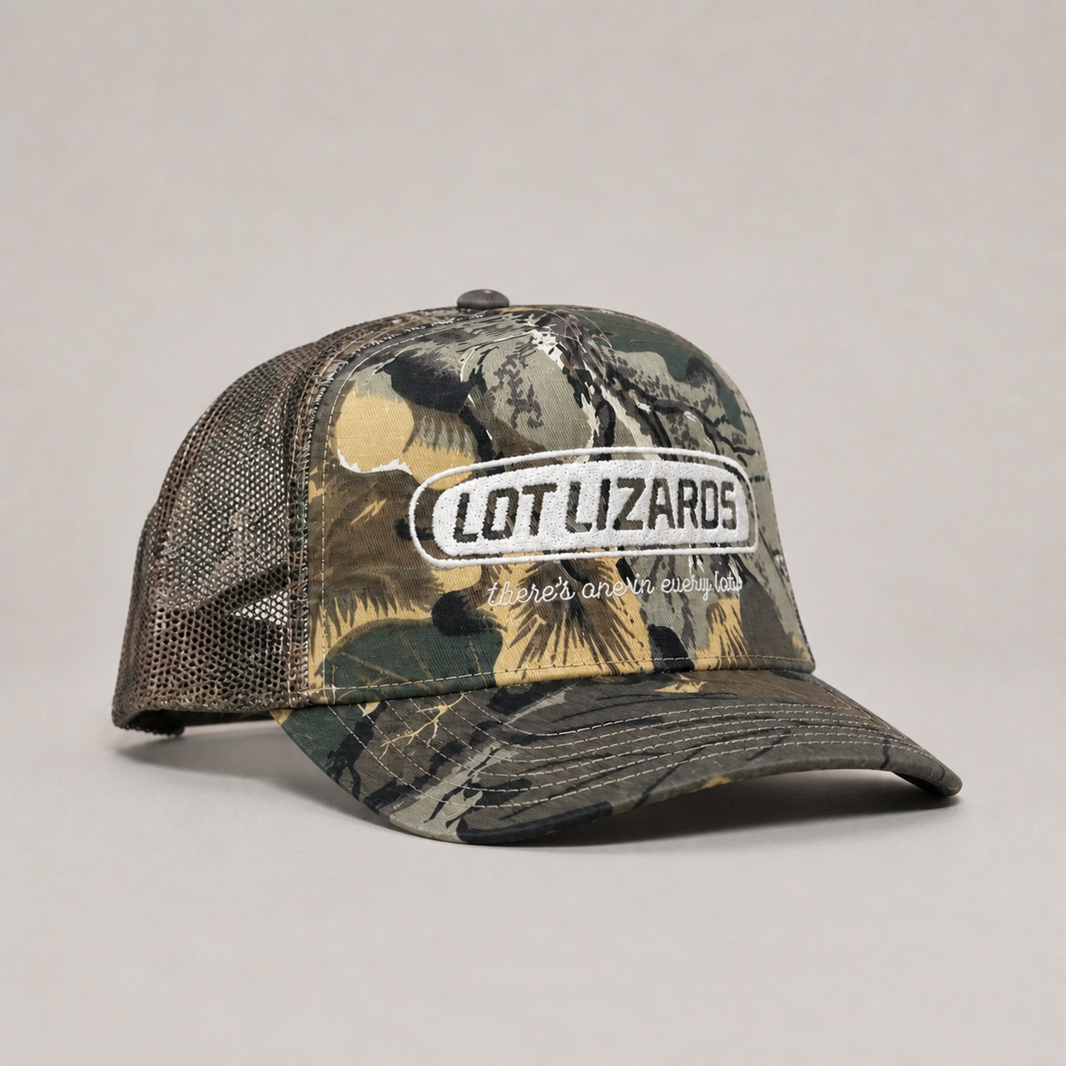 Lot Lizards "OGT" Camo Classic Logo Trucker Hat