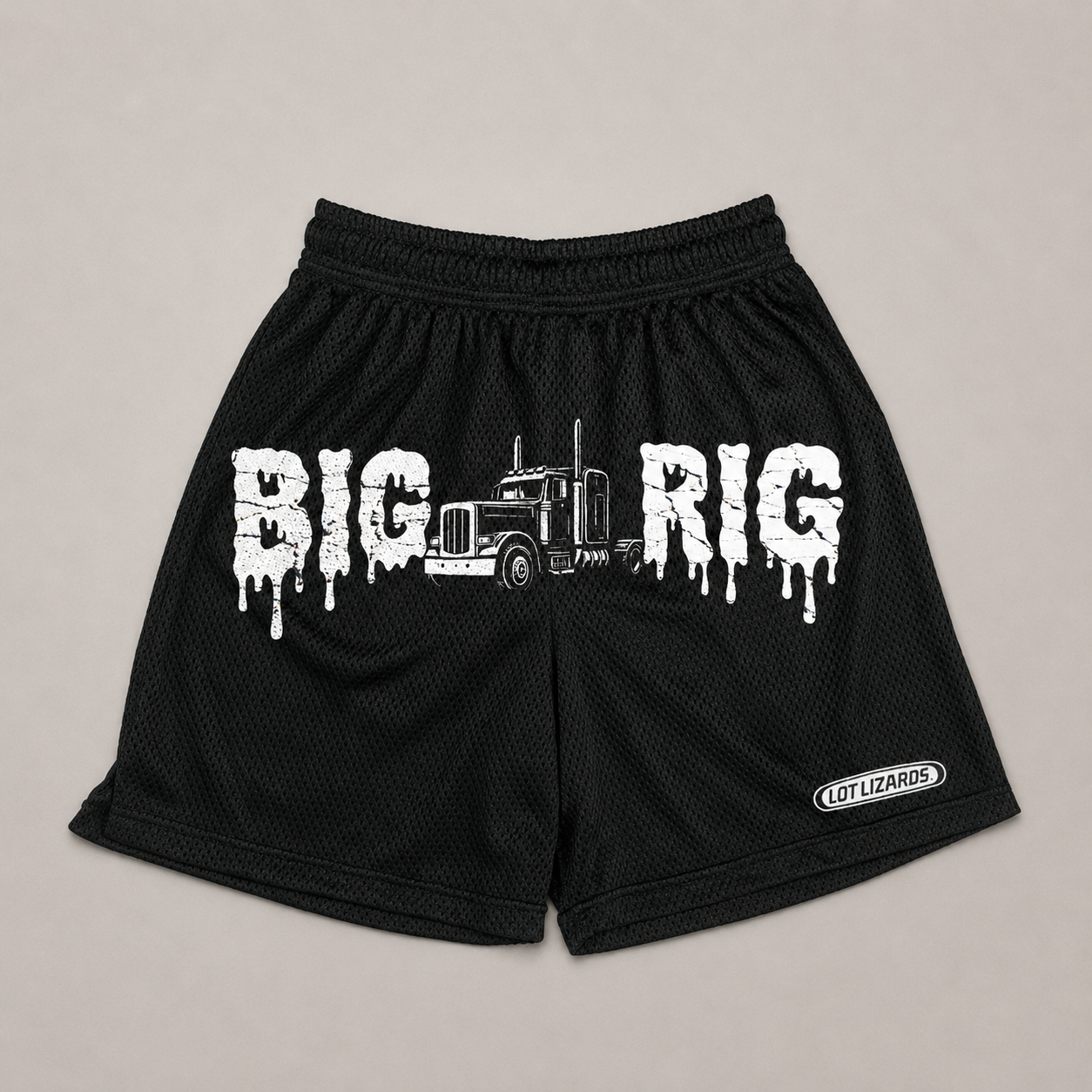 Lot Lizards "BIG RIG" Trucker Basketball Shorts