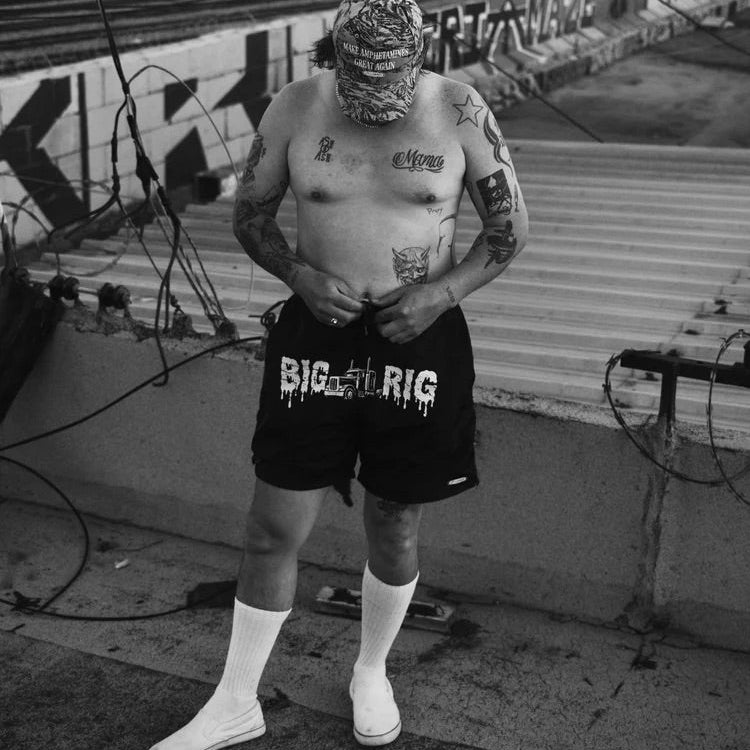 Lot Lizards "BIG RIG" Trucker Basketball Shorts