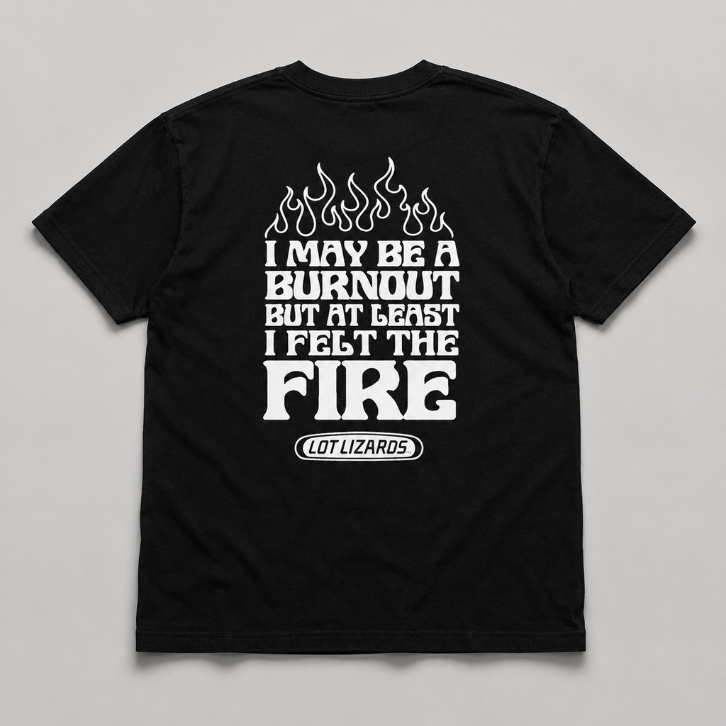 Lot Lizards "BURNOUT" Trucker Graphic Tee