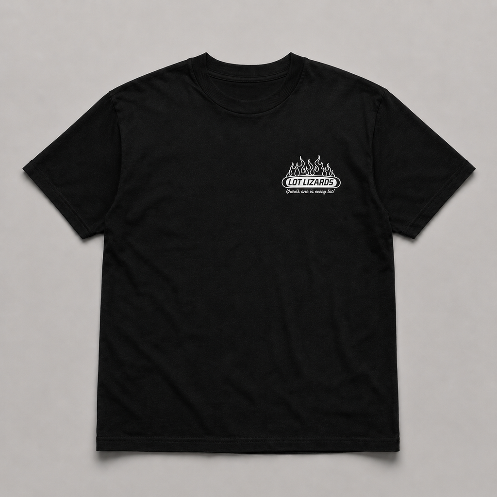Lot Lizards "BURNOUT" Trucker Graphic Tee