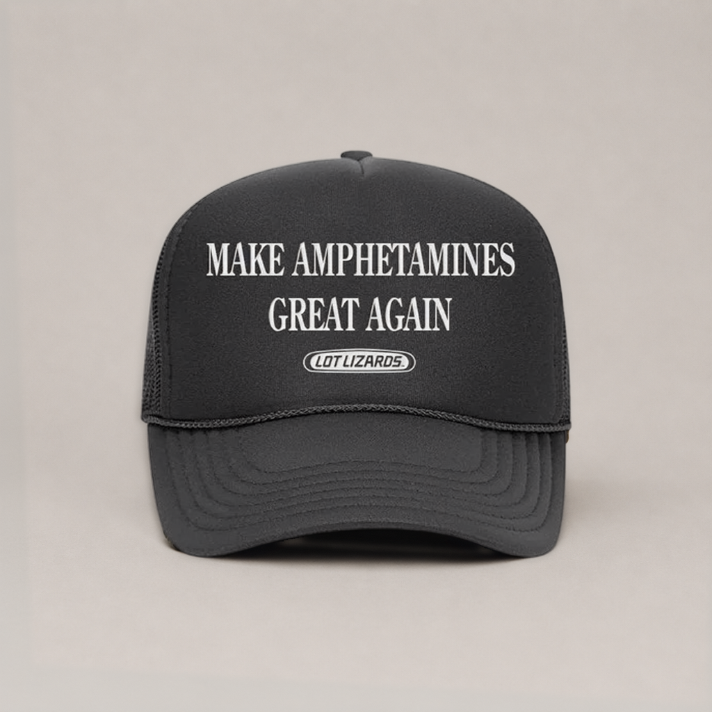 Lot Lizards "SLEEP WHEN YOU'RE DEAD" Trucker Hat