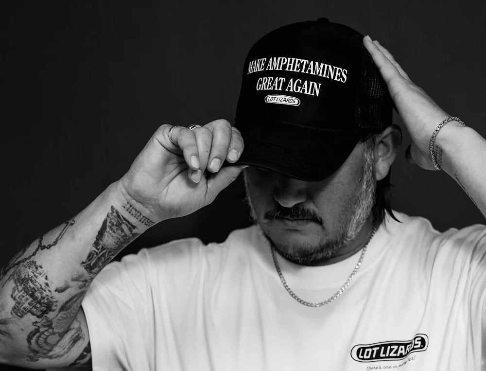Lot Lizards "SLEEP WHEN YOU'RE DEAD" Trucker Hat